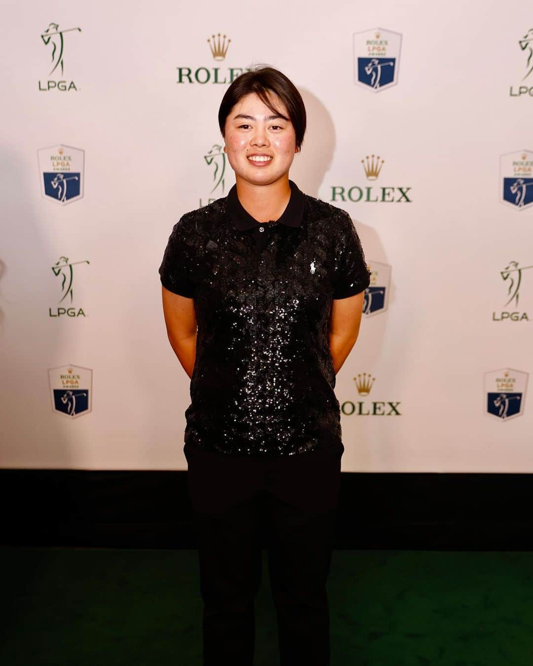 笹生優花のインスタグラム：「A wonderful evening at the @lpga_tour Rolex Awards! It was an honor to be recognized as a @rolex First-Time Winner. Congratulations to all the recipients 🤍」