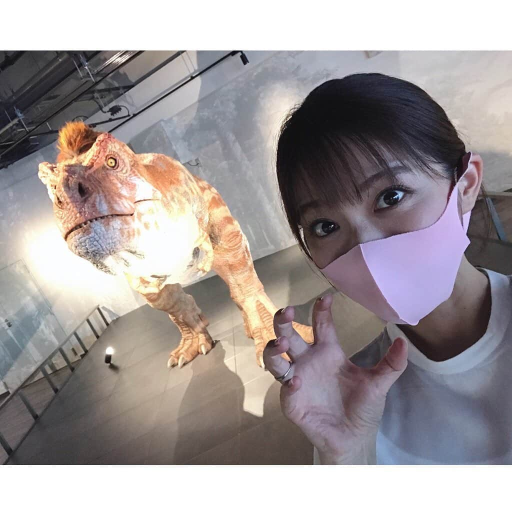 豊崎なつきさんのインスタグラム写真 - (豊崎なつきInstagram)「* リアルな恐竜が🦖  じーっと見つめてくる🤣 大人でもドキドキ緊張💦💦  目があうと一瞬かたまってしまいます‼︎  この前は オープン直前だったので 子供広場のみでしたが 今日は長崎恐竜博物館の中へ。  オープン本当にありがとうございます♪子供たちの遊び場本当に素晴らしい‼︎  そして 年パス買いました🙌🙌  また行きますー♡  #長崎恐竜博物館 #長崎 #長崎子育て #長崎観光  #長崎観光スポット  #豊﨑なつき #アナウンサー #女子アナウンサー #長崎アナウンサー」11月21日 0時30分 - natsuki_toyosaki