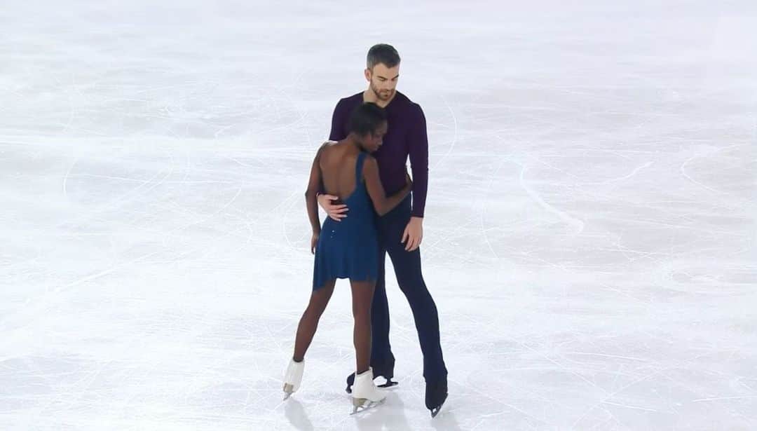 エリック・ラドフォードのインスタグラム：「For two and half minutes this program was pure bliss. I’ve never felt bitter disappointment and pride at the same time before. Despite the errors I LOVED every second of this performance and know things will iron themselves out with a bit more time. The support we have received is so touching and makes this adventure all the more worth it. Thank you!!  #figureskating #figureskater #jamesradford #grateful #france」