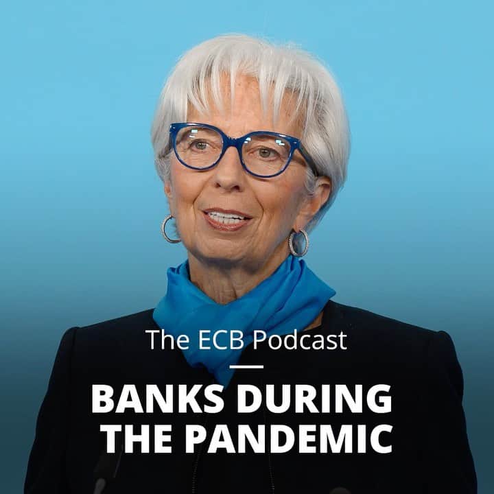 のインスタグラム：「During the pandemic, banks were not part of the problem - they were part of the solution. So what lies ahead now?   A recent episode of #TheECBPodcast looks at the opportunities and challenges facing banks, drawing on our discussions at the #ECBForum on Banking Supervision 2021.   Listen via the link in my bio or wherever you get your podcasts.」
