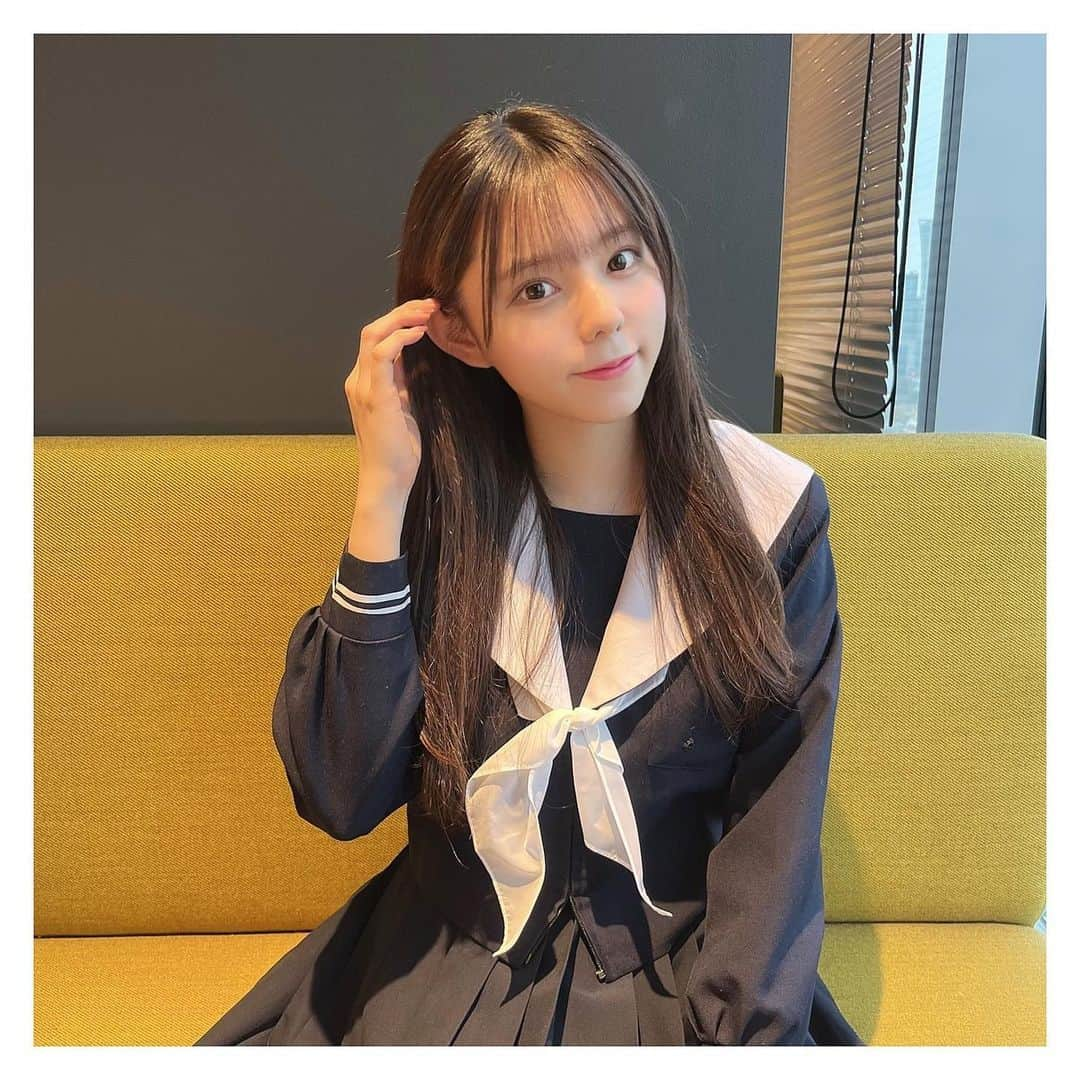 大森莉緒さんのインスタグラム写真 - (大森莉緒Instagram)「・ ・ 今日はセーラー服着たよ〜〜🙈 好きですかっ？？💭  2日間オンライントーク会ありがとうございました😋❤️  皆さんとお話するの、とっても楽しくていつも時間があっという間に過ぎちゃうよ🥺  またお話しようね！！♡ ・ ・ #大森莉緒 #おーりお #おりおんず#セーラー服  #ストレートヘア #instagood #instapic #good  #패션 #코디 #오늘의코디 #오늘의패션 #전신샷 #코디스타그램 #옷 #좋아요반사 #교복」11月21日 21時31分 - rio.ohmori