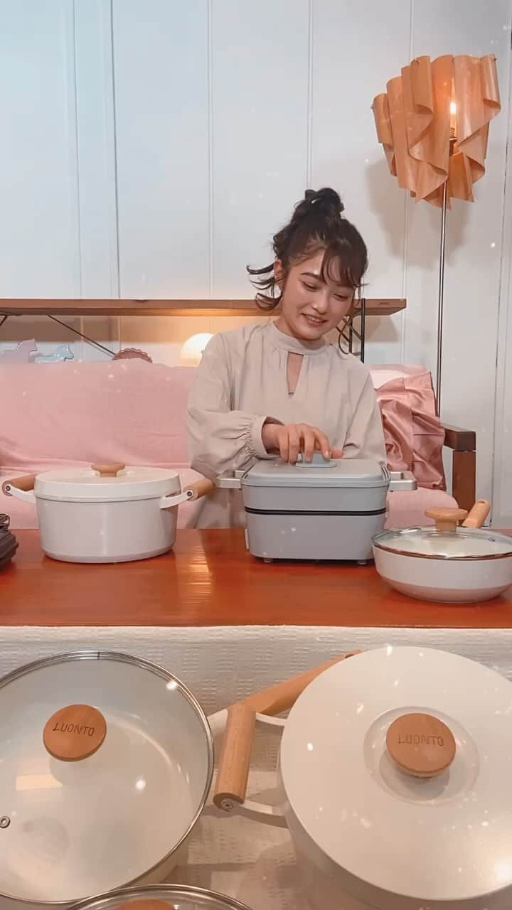 のインスタグラム：「Qoo10の配信、ありがとうございました！安くてかわいいアイリスオーヤマさまさまなのでやってて楽しかったです✨メガ割最高でした！」