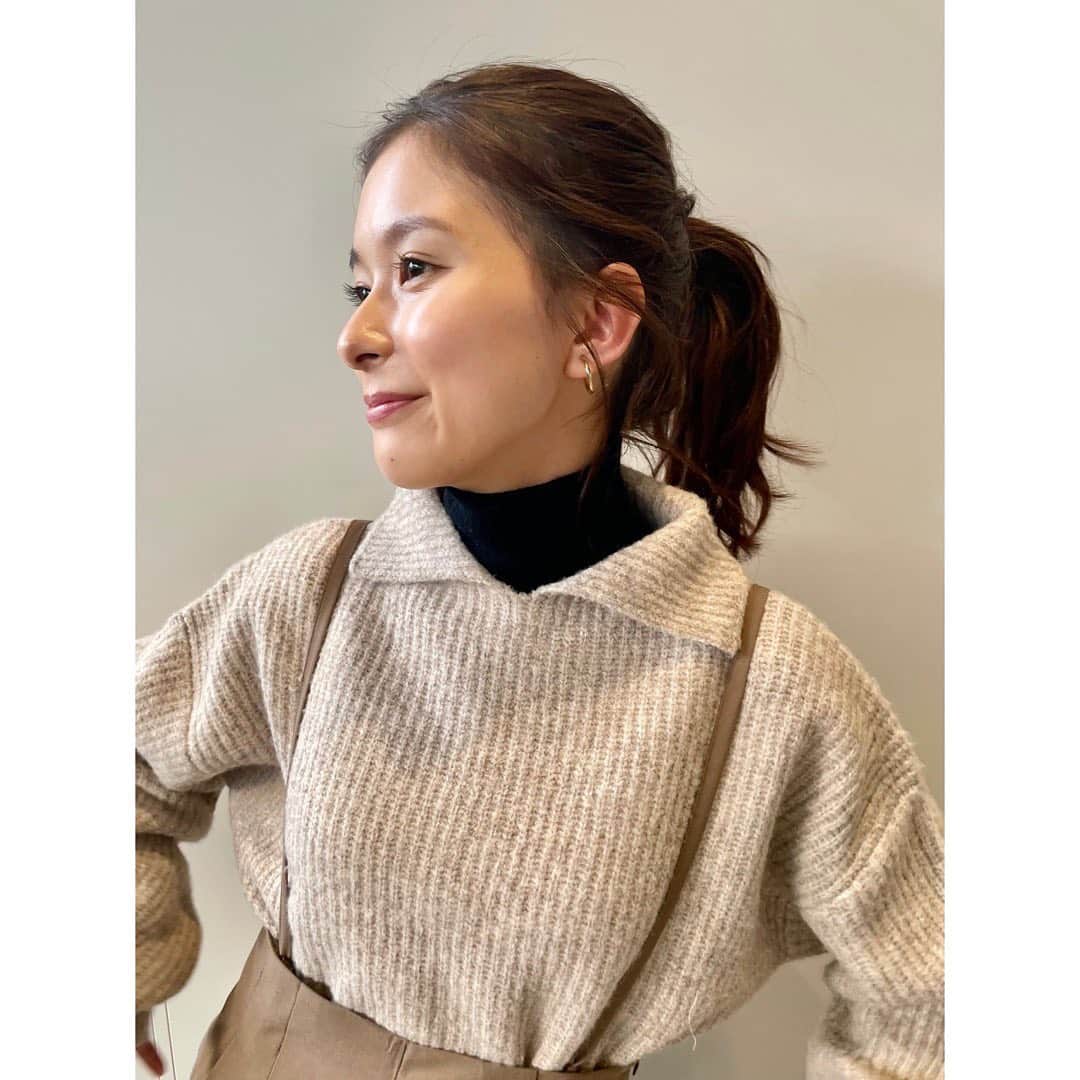 芳根京子さんのインスタグラム写真 - (芳根京子Instagram)「今日もお疲れ様でした！  襟がついてるニット かわいい。私服デス。  #芳根京子を置いておきます」11月22日 21時13分 - yoshinekyoko