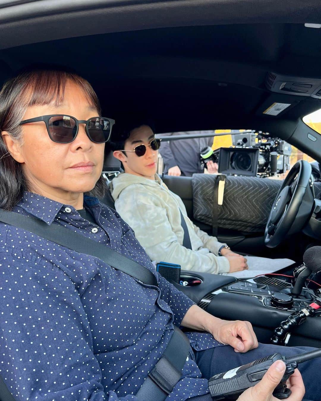 ネイサン・チェンさんのインスタグラム写真 - (ネイサン・チェンInstagram)「Watch out hollywood, mama Chen coming for you😂 fun day of filming with @teamtoyota!!」11月22日 13時34分 - nathanwchen