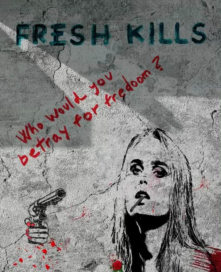 ジェニファー・エスポジートのインスタグラム：「“Who would you betray for freedom?” Your family, society, yourself? And -what is freedom to you? What lengths would you go to have it ??  BETRAYAL - is the name of this NFT based on my film, FRESH KILLS. It’s created by award winning artist @gifgalamirissa  Go check it out and see how NFTs are the future for funding and accumulating wealth for yourself !  You not only get to take part in the filmmaking process by owning a piece like this but you contribute in pushing forward change on what stories get told and by whom.」