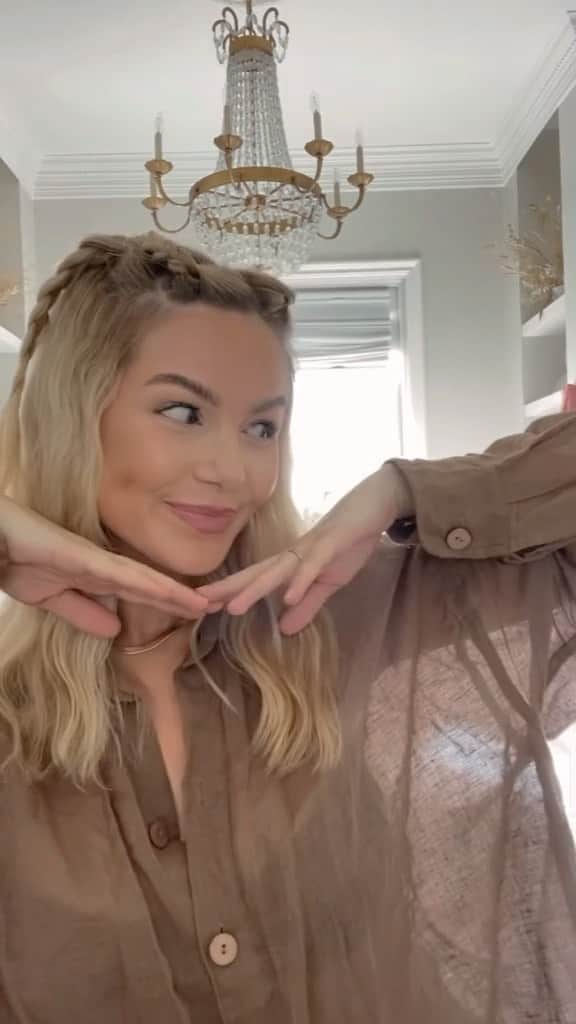 Amber Fillerup Clarkのインスタグラム：「Easy hair idea 💓」