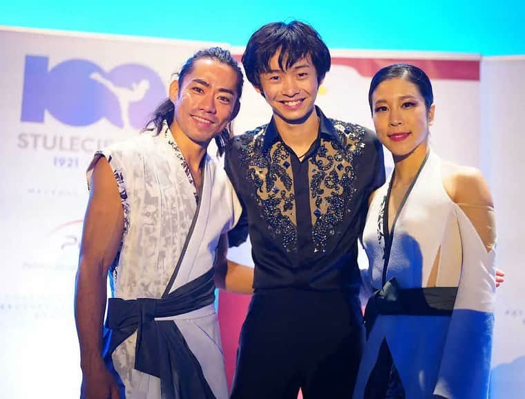 村元哉中のインスタグラム：「⠀ Thankyou Warsaw, Poland 🇵🇱❣️ and thank you so much for inviting us to participate in the 100th Anniversary Gala!  ⠀ First pic📸: 小海途さん」
