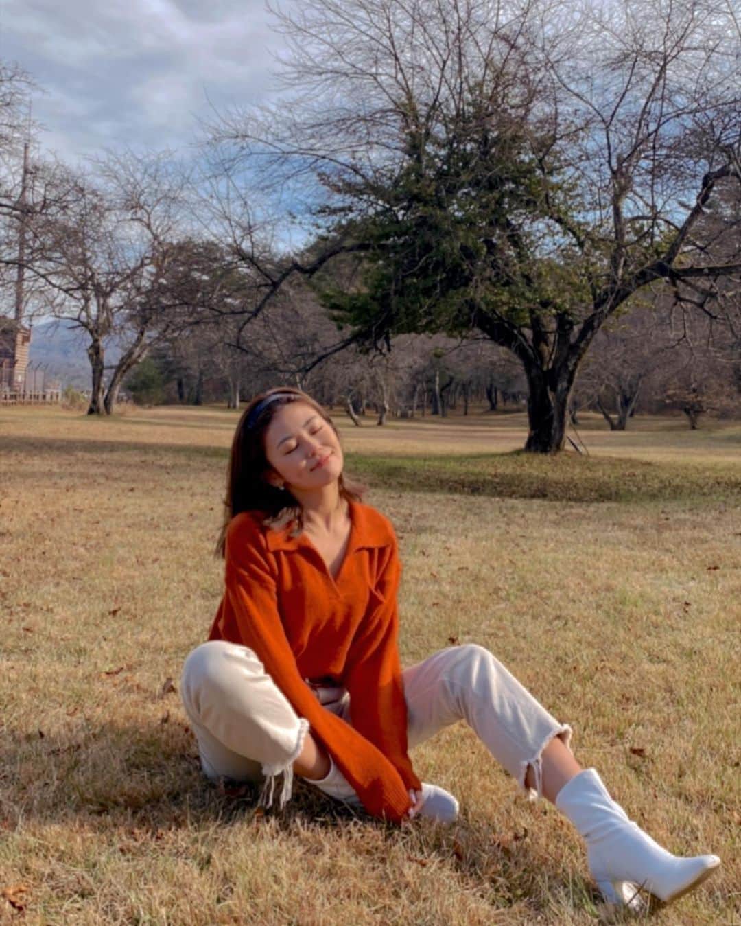 manaのインスタグラム：「🍁ˎˊ˗ 秋を感じた日🤍 寒い時期も悪くないね〰️☃️」