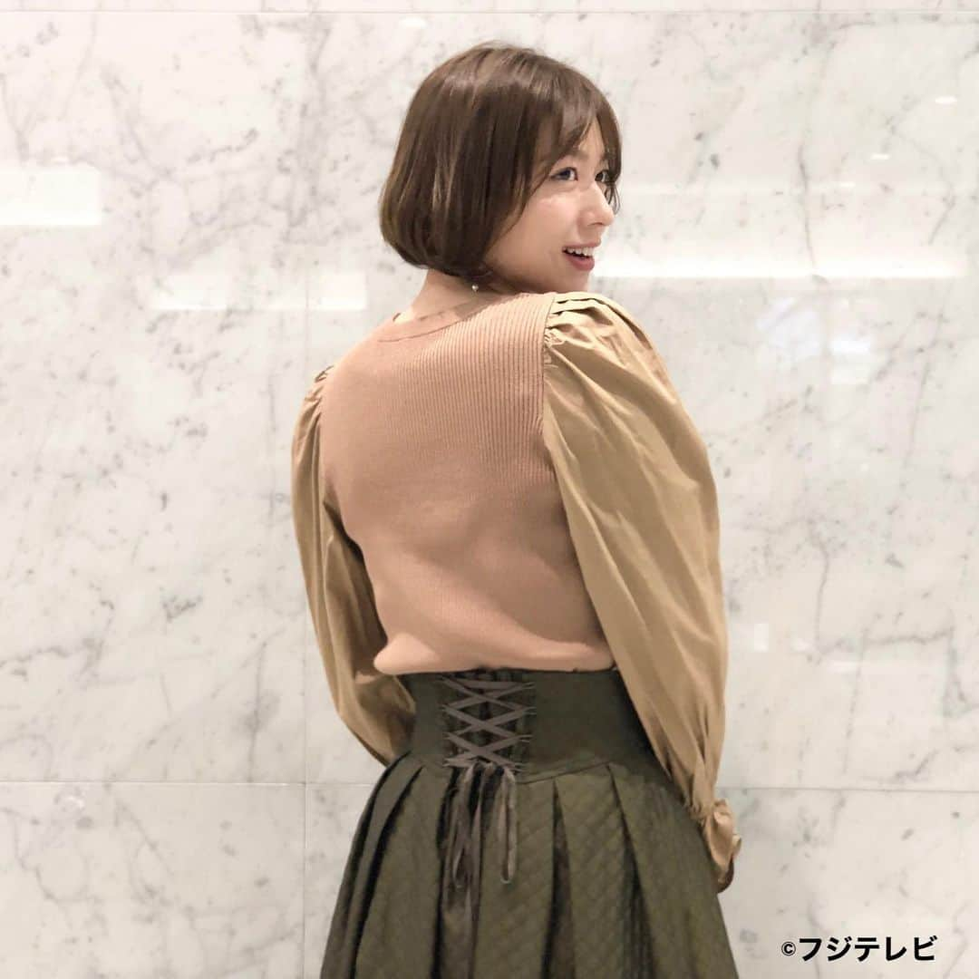 フジテレビ「めざましテレビ」さんのインスタグラム写真 - (フジテレビ「めざましテレビ」Instagram)「ファッション雑誌CanCamとコラボした お天気コーナー「きょう何着て行く？」 阿部華也子の毎日のコーデを紹介♪  11月23日(火) ★今日のコーデ★ ・コート　　　@lerase_official ２万８６００円 ・プルオーバー　　@vis_jp ４３７８円 ・スカート　@apuweiser_official ２万２０００円 ・靴　　　　@dianashoespress 　３万１９００円  ・イヤリング　　@phoebe_official 　２９７０円   ★ポイント★ セーラー服のような襟がアクセントになったライダースコートは 上半身を華やかに演出します✨ 視線が自然と上に集まるので スタイルアップ効果も🙆‍♀️ コートのデザイン性を引き立てるため 中のニットはシンプルなものをチョイスして🧥  #めざましテレビ #きょう何着て行く？ #阿部華也子 #今日のコーデ #コーデ #CanCam #今日のファッション#ootd #きょう何着て行く？は月〜金朝6時22分ごろ放送 #スタイリストたなべさおり #かやちゃん #きれいめコーデ #きれいめカジュアル #大人コーデ #冬コーデ #オフィスカジュアル #上品コーデ #アナウンサー衣装」11月23日 17時53分 - mezamashi.tv