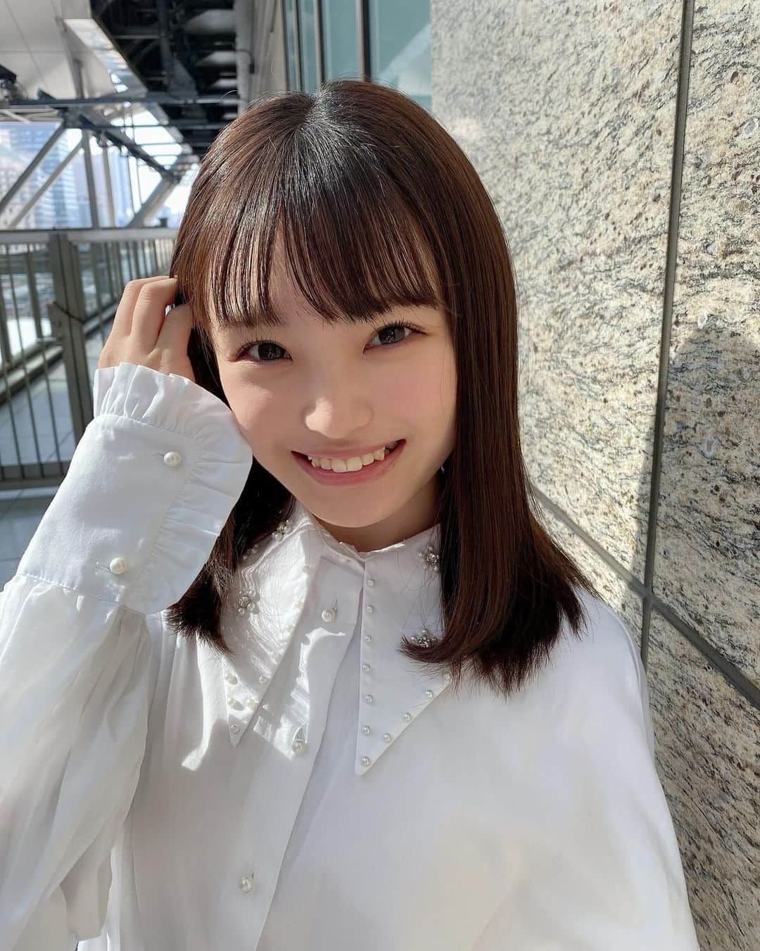 のインスタグラム：「女の子らしい服装、好き〜？☺️  #ootd」