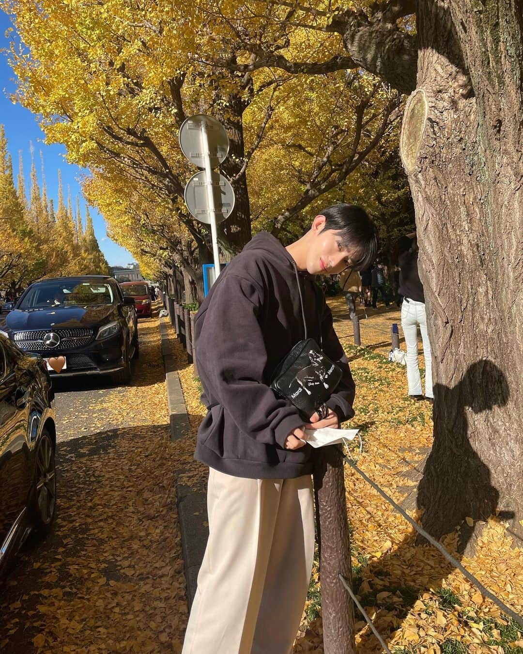 中谷日向のインスタグラム：「秋が1番好きやなあ☺︎🍂 だんだん寒くなって冬になっていく🍃」