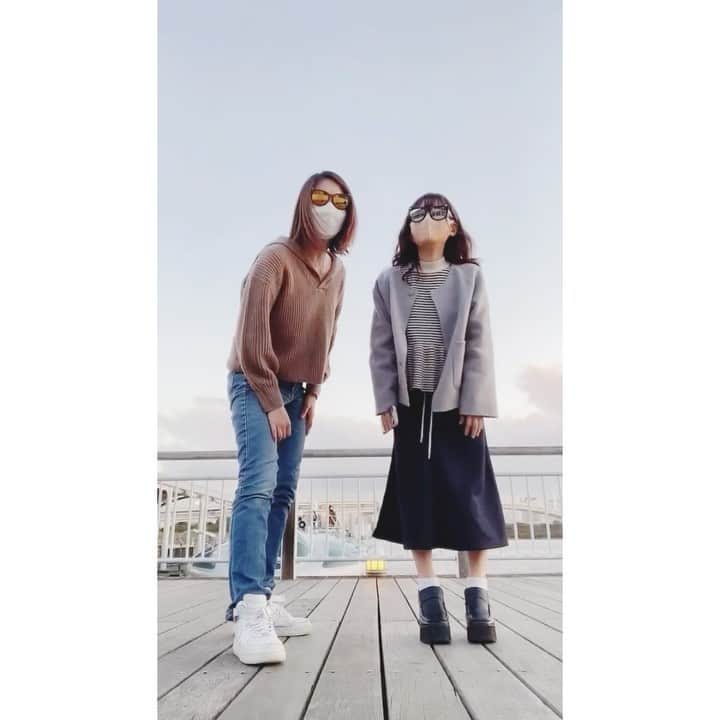 のインスタグラム：「『夏の終わりの儀式』  かすみんと無事に終えました。 よって今年の夏は昨日で終了です。  ※撮影時のみマスクを外しています。  #夏 #夏の終わりの儀式 #夏ありがとう #海」