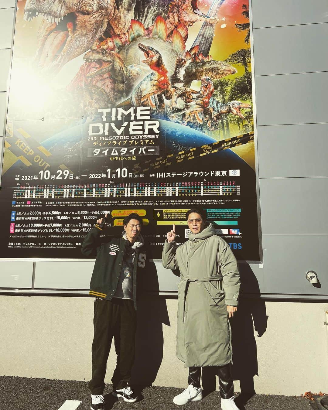 瀧川鯉斗さんのインスタグラム写真 - (瀧川鯉斗Instagram)「「DINO-A-LIVE PREMIUM TIME DIVER」 観に行きました！ この作品の演出をされている小栗了さん にお世話になりました！ とても恐竜の迫力がありかつ感動あり！！ #小栗了　 #TBS #タイムダイバー」11月24日 20時20分 - koitotakigawa