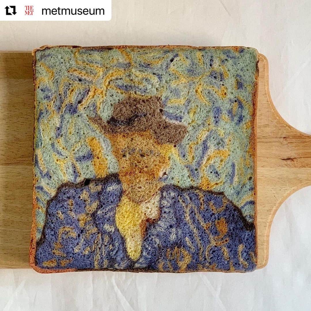 Ranさんのインスタグラム写真 - (RanInstagram)「. . . Thank you 😍‼️💕 . . . . #Repost @metmuseum with @make_repost ・・・ Proof we all knead a bit of loaf in our lives. ⁣💙  ⁣⁣ Baking is an art form! It's #HomemadeBreadDay today and we're celebrating with this jaw-dropping masterpiece by @konel_bread. ⁣⁣ ⁣⁣ Did You Know: During his two years in Paris from 1886–88, Vincent van Gogh created more than 20 self-portraits, including his iconic "Self-Portrait with a Straw Hat”—breadified here! It’s an appropriately colorful confection as Van Gogh’s self-portraits from this time reflected his exploration of complementary color contrasts and a bolder style.  ⁣ Wanna see the real thing? Van Gogh's 1887 self-portrait is on view at The Met. Learn more at the link in bio—then go to eat some bread. 🍞 🥖 🥐 . . . . . . #bread #breadart #artfood #art #breakfast #sandwich #vangogh #gogh #vincentvangogh #vangoghmuseum #loafbread #museum #metmuseum #パン #手作りパン #食パン #ゴッホ #自画像 #アート #美術館 #ミュージアム #ヴィンセントヴァンゴッホ #ひまわり #朝ごパン #ニューヨーク #konel #イラストパン #イラストパン美術館」11月24日 23時01分 - konel_bread