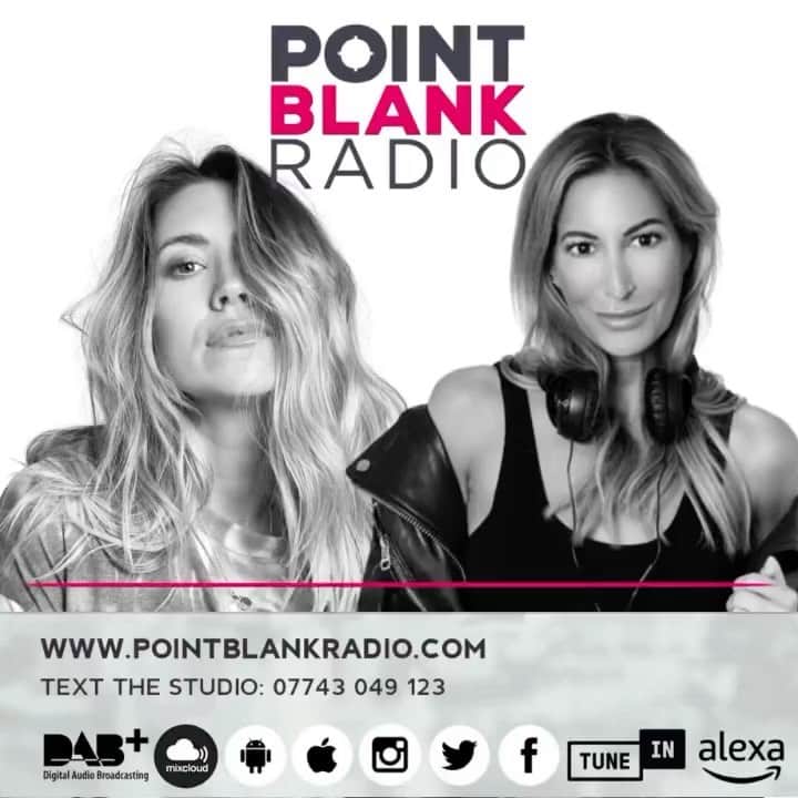 ローラ・プラデルスカのインスタグラム：「@jaylimusic Listen back to Point Black FM where we showcased the new single MAKE IT RAIN   ON @lpradelska show ‘Come on Dance with me’」