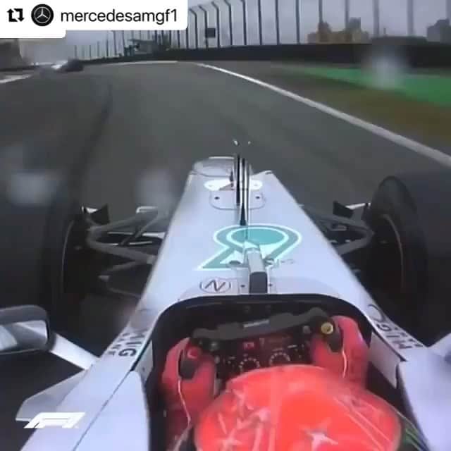 ミハエル・シューマッハのインスタグラム：「„Thank you for being there with us and sharing my particular passion for so long. Thanks for all of these wonderful times and good memories.” ❤️  Thank you, Michael 🙏  #Repost @mercedesamgf1 with @make_repost」