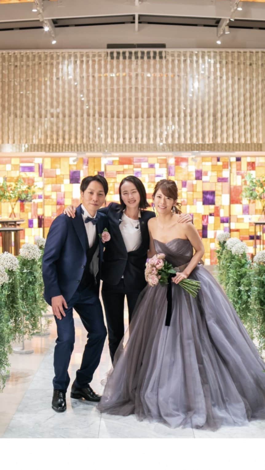 東京タワーの麓の結婚式のインスタグラム
