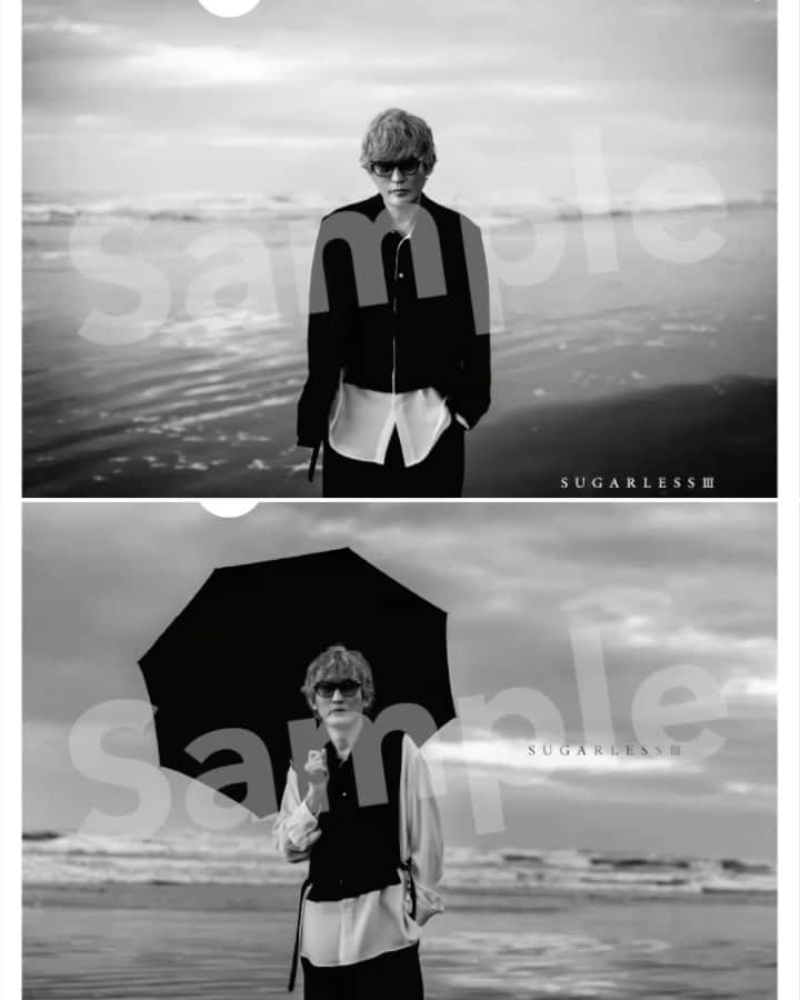 スガシカオのインスタグラム：「NEW AL『Sugarless Ⅲ』の収録曲を、ジャケット撮影シーンやMV、レコーディング映像とともに一足早くお届け！   さらに、本人の今作品へのコメント、チェーン店別オリジナル特典クリアファイル（A4サイズ）の絵柄 全６種（動画）も公開！  詳しくはこちら→ jvcmusic.co.jp/suga25/」