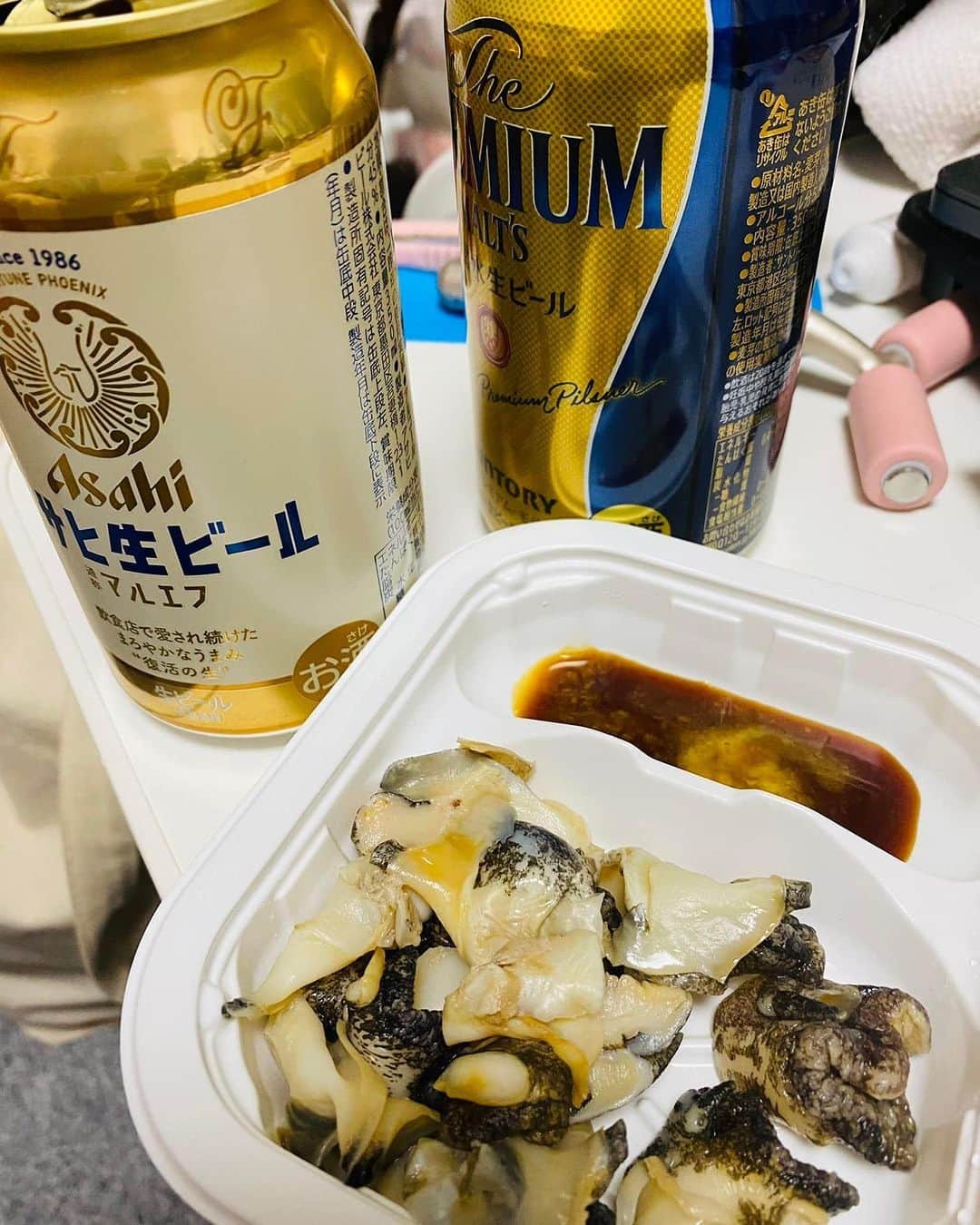 八幡カオルのインスタグラム：「今日はこれで一杯🍺」