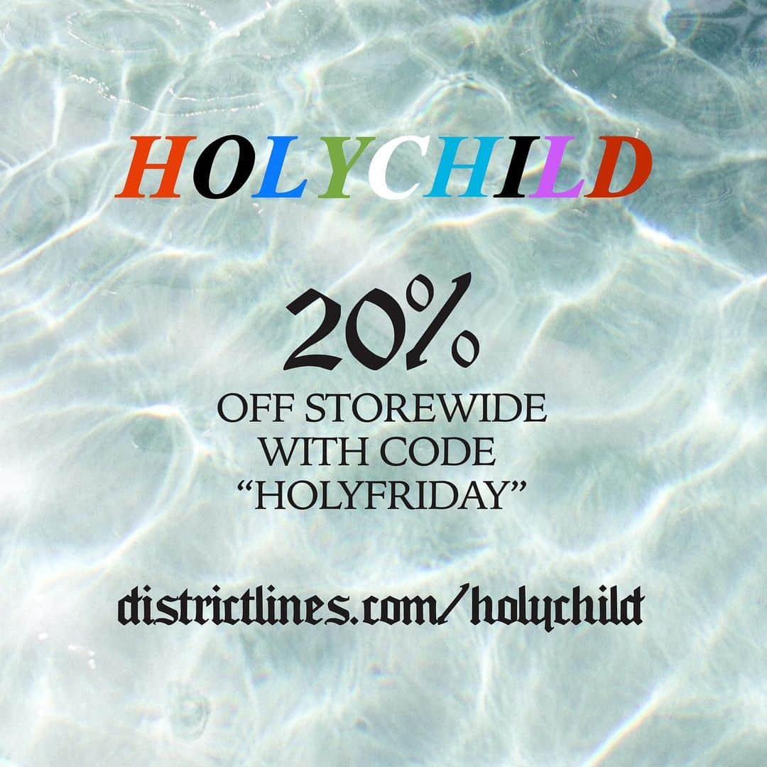 HOLYCHILDさんのインスタグラム写真 - (HOLYCHILDInstagram)「Hi HOLYCHILD here for our annual Black Friday check in (that’s what you’re here for right?). Number one: FOLLOW OUR SOLO PROJECTS we are both actively releasing music there 2. Our merch dealer set us up with a promo code for HC merch so that’s why we’re here. Xoxo hope you’re well」11月27日 7時00分 - holychild