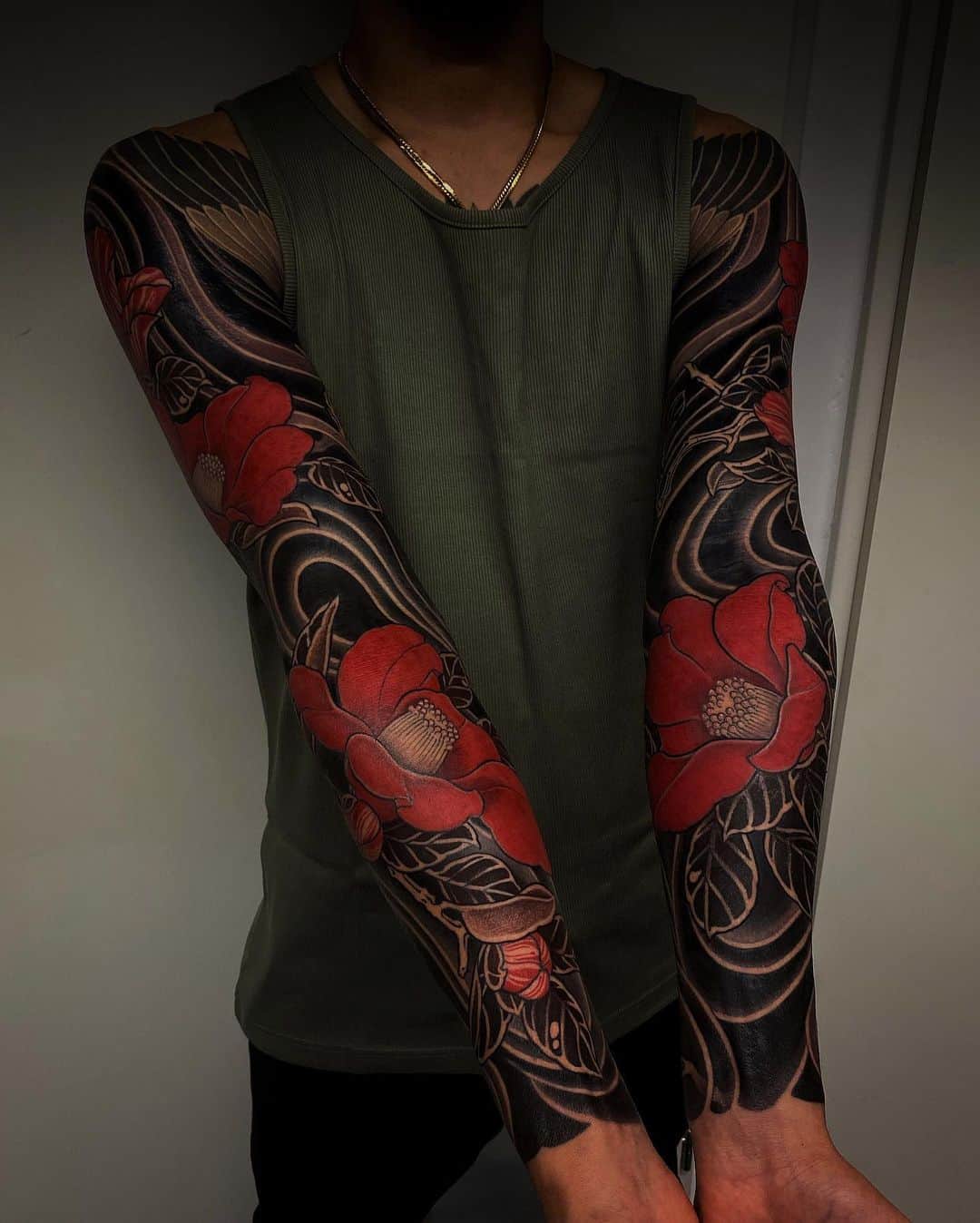 GAKKINのインスタグラム：「Tsubaki sleeves  @____gxx____」