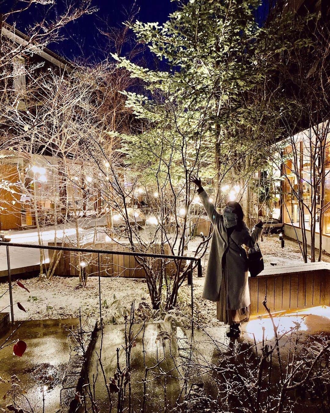 齋藤恵梨さんのインスタグラム写真 - (齋藤恵梨Instagram)「初雪。」11月27日 21時56分 - eri_saito1213