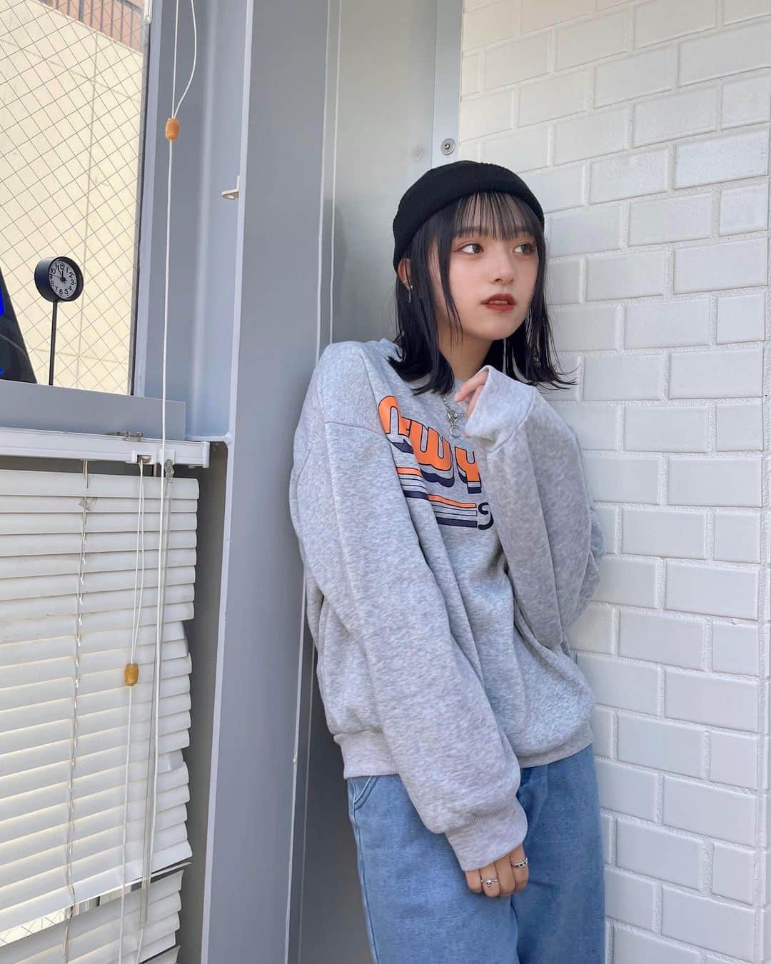 のインスタグラム：「今日のコーデ❤️‍🔥ྀི   #きょこ  #ストリート系女子」