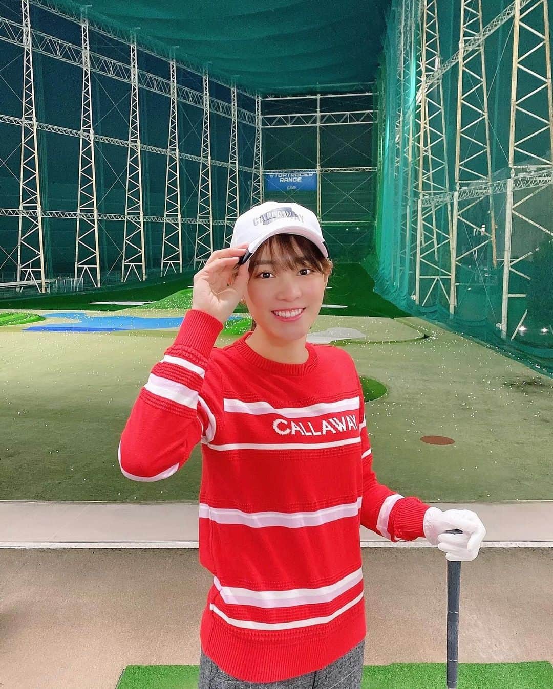 利水翔のインスタグラム：「. 先日はセスと打ちっ放しへ⛳️'' ⁡ 仲良しの友達達がゴルフをがっつり始めたので 便乗してゴルフ始めてみました🐤🔰 全然当たらずもどかしいです😂 ⁡ 年明けから ちゃんと練習してかっこいいフォームで 打てる様に頑張ろう🥲😚🤍 ⁡ ⁡ ⁡ ⁡ ⁡ ⁡ ⁡ ⁡ ⁡ ⁡ #enjoy #smile #ootd #happy #love #golf #half #model #kt #me #instdiary  #fathion #callaway  #japan #tv」