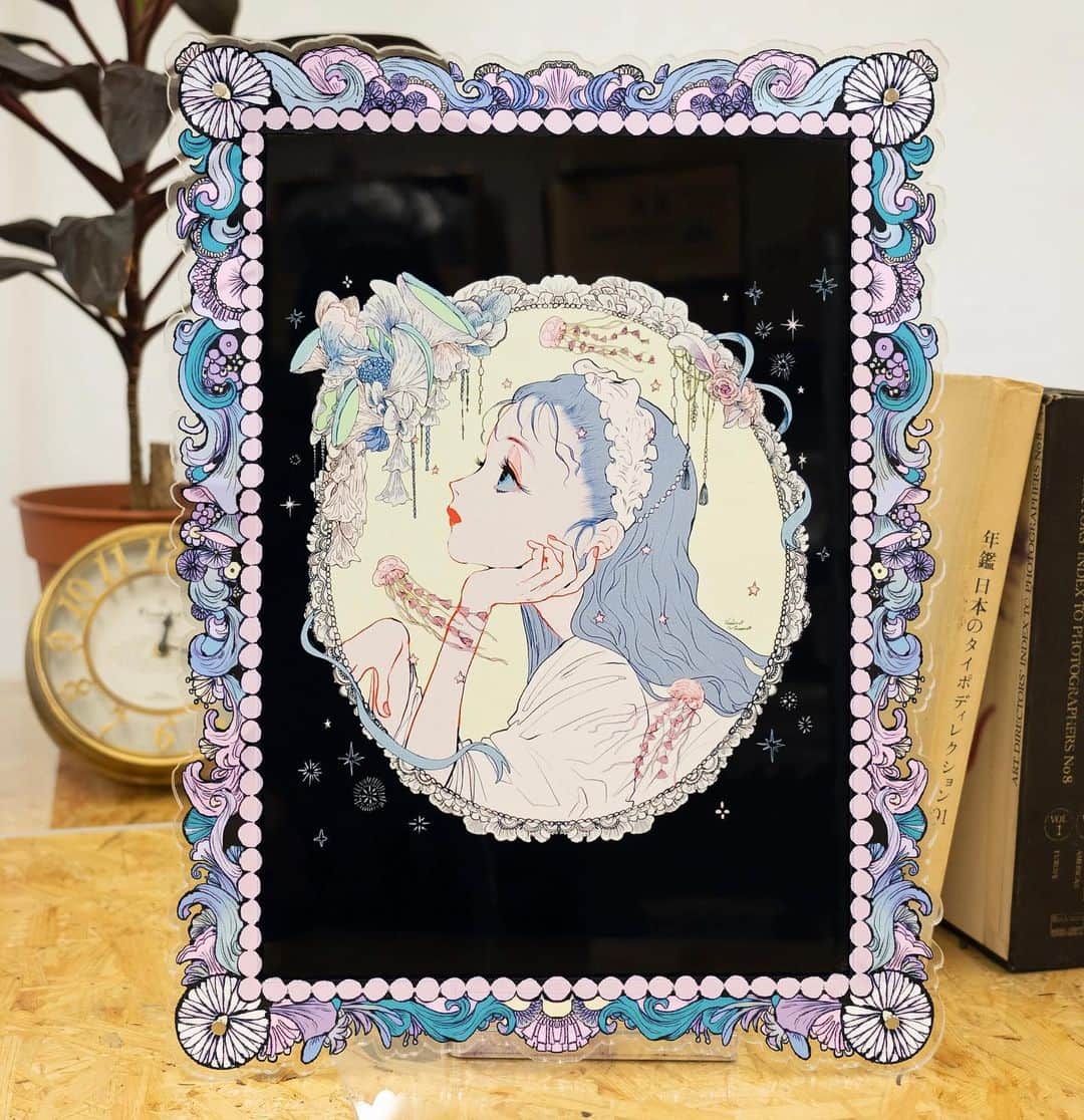 のインスタグラム：「｢空想癖とジェリーフィッシュ｣  https://yashiro-nanaco-metalgiclee.com/」