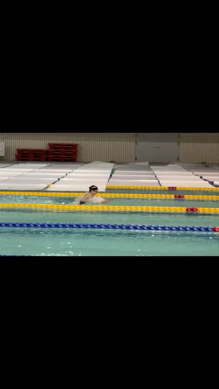 渡部香生子のインスタグラム：「. 最近の平泳ぎ🏊🏻‍♀️🐸 泳いでて気持ちよく進むからレース出るの楽しみになる😊✨」