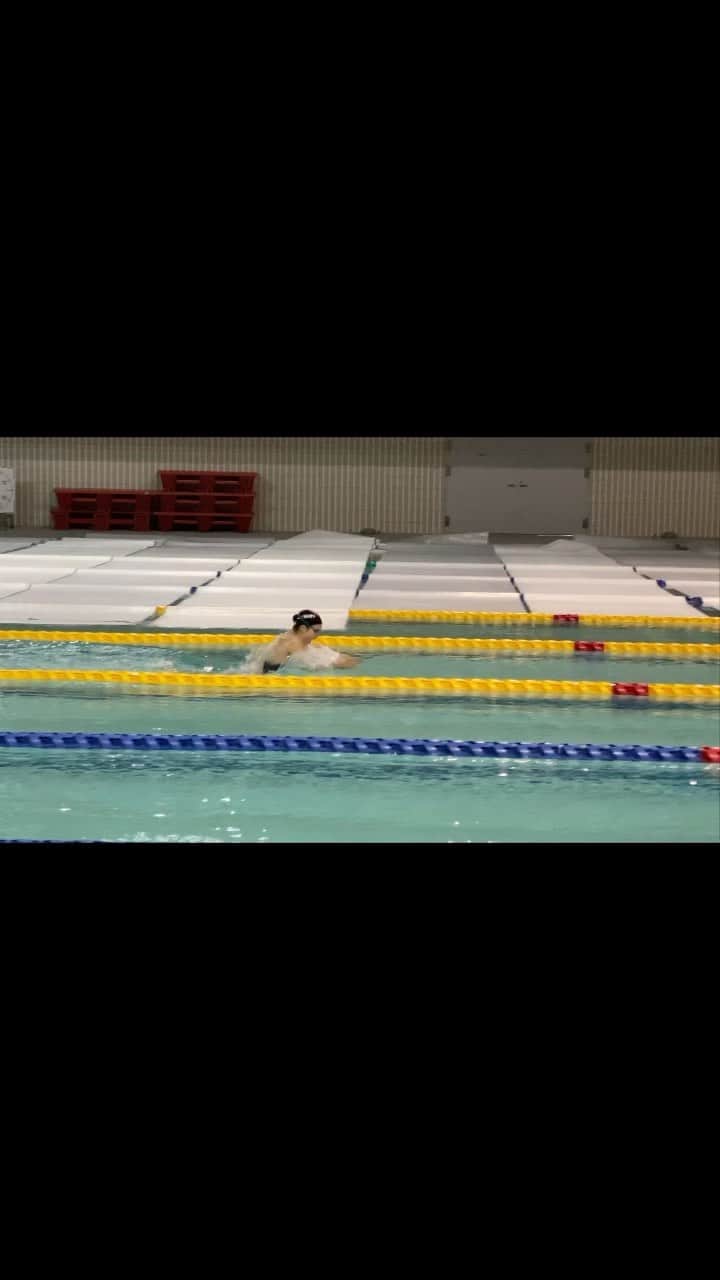のインスタグラム：「. 最近の平泳ぎ🏊🏻‍♀️🐸 泳いでて気持ちよく進むからレース出るの楽しみになる😊✨」