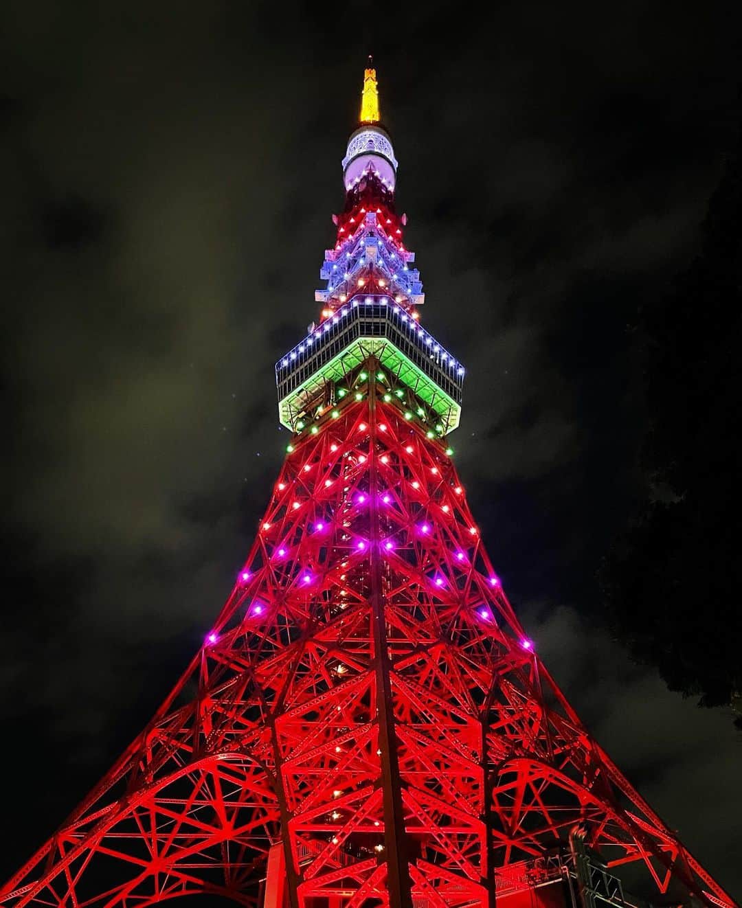 津田麻莉奈さんのインスタグラム写真 - (津田麻莉奈Instagram)「🐴今週末は有馬記念🐴  枠順抽選が行われた今日 JRAとのコラボで8色の枠順カラーにライトアップされた 東京タワーをひとりで見に行ってきました🗼  近くまで行くと、 「有馬記念だからこの色らしいよ」 「もう有馬か〜」 という人々の声が聞こえてきて おお盛り上がっとるなとマスクの中でnynyしてしまいました。  そんなわけで有馬の予想も無事提出完了。 土曜日のデイリースポーツさんでぜひチェックして下さい。 みなさんの予想はもう決まりましたか？  #有馬記念 #的中祈願 #寒すぎて #iPhoneの充電爆速でなくなった #ギリ写真撮れた　 #東京タワー #tokyo #tokyotower  #まりなる #津田麻莉奈」12月23日 22時08分 - tsudamarinal