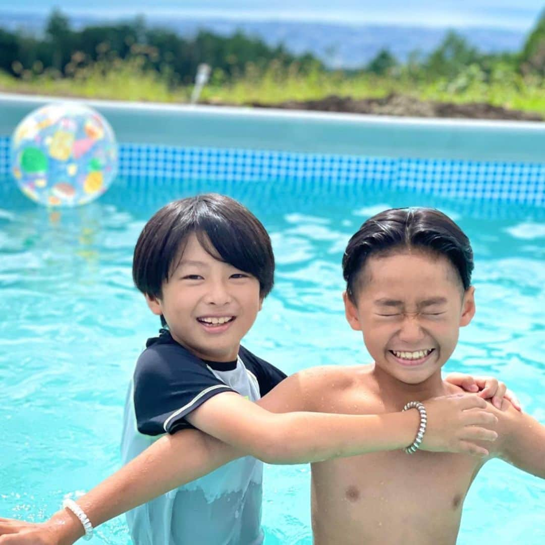 浅田美穂さんのインスタグラム写真 - (浅田美穂Instagram)「#camp🏕 #pool💚」12月23日 15時43分 - asada_miho