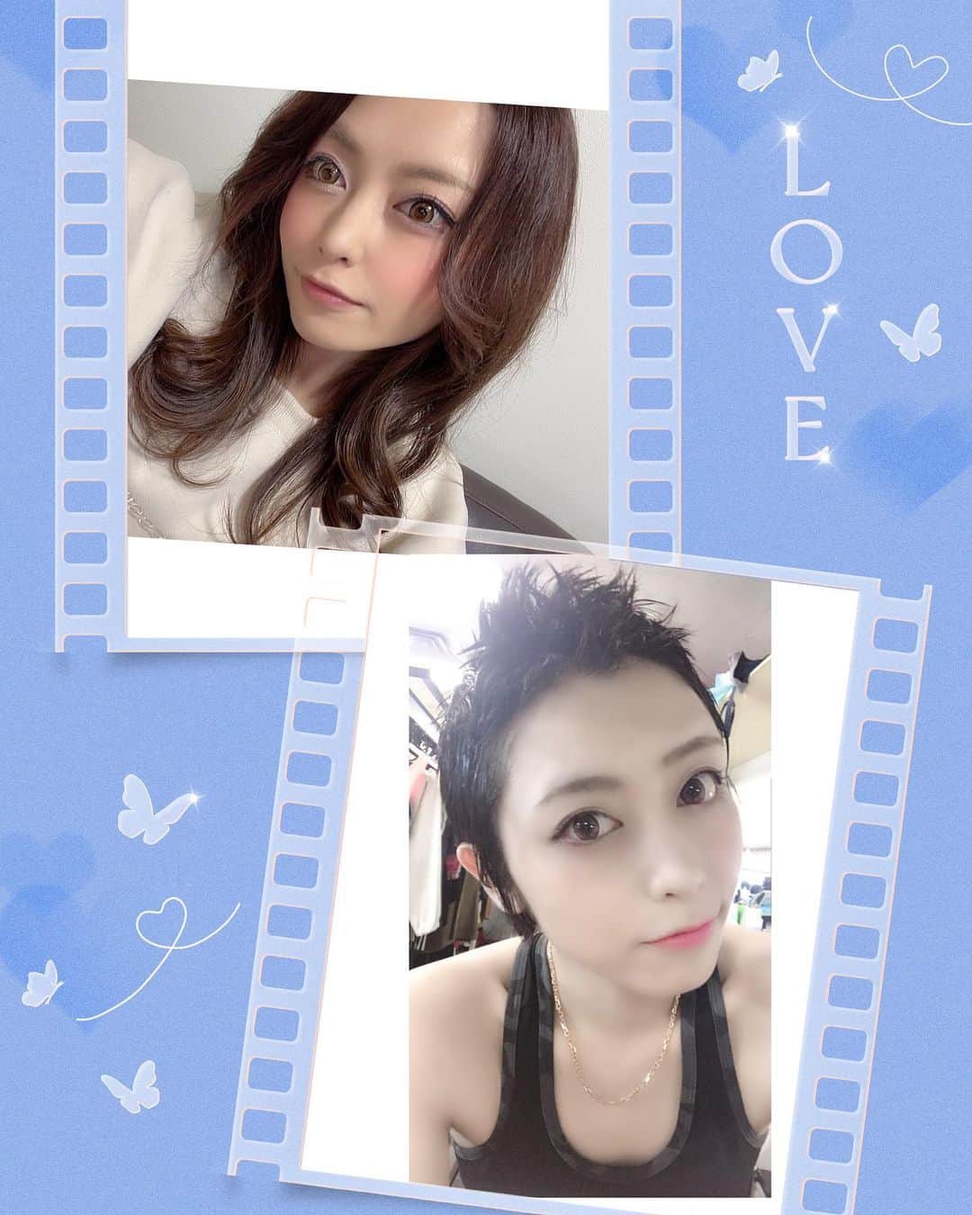 桜井あゆのインスタグラム：「舞台でボクサーの役した時してから3年。 髪伸びたなぁ。」