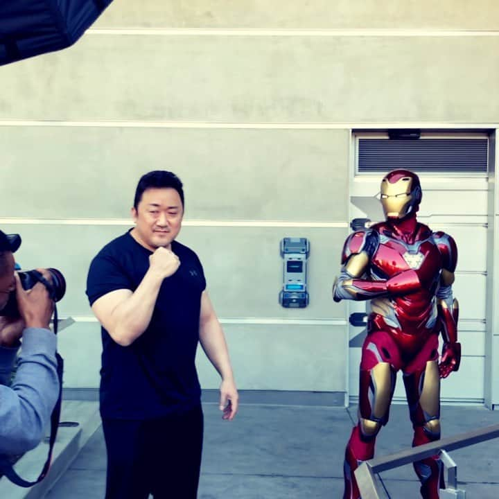 マ・ドンソクのインスタグラム：「#Gilgamesh #Ironman @marvel」