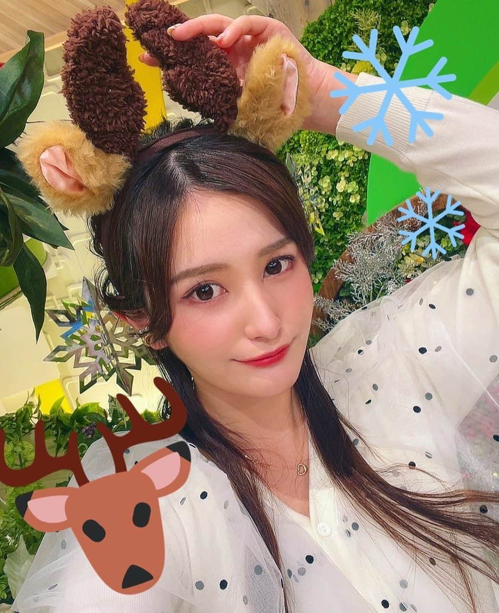 池谷実悠さんのインスタグラム写真 - (池谷実悠Instagram)「#メリークリスマス  今日のよじごじDaysは トナカイ役での出演です🦌❤️  中継ではあのアナウンサーの素敵なパフォーマンスが見られるかも？？」12月24日 15時20分 - miyu_iketani