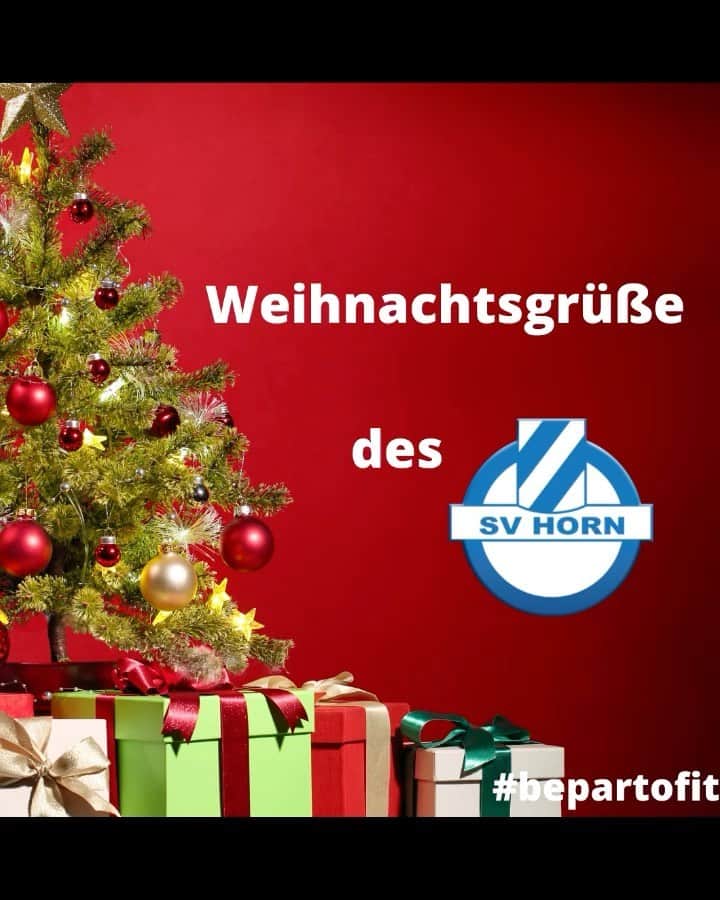 SVホルンのインスタグラム：「Der gesamte SV Horn wünscht frohe Weihnachten! #svhorn #bepartofit #merrychristmas」