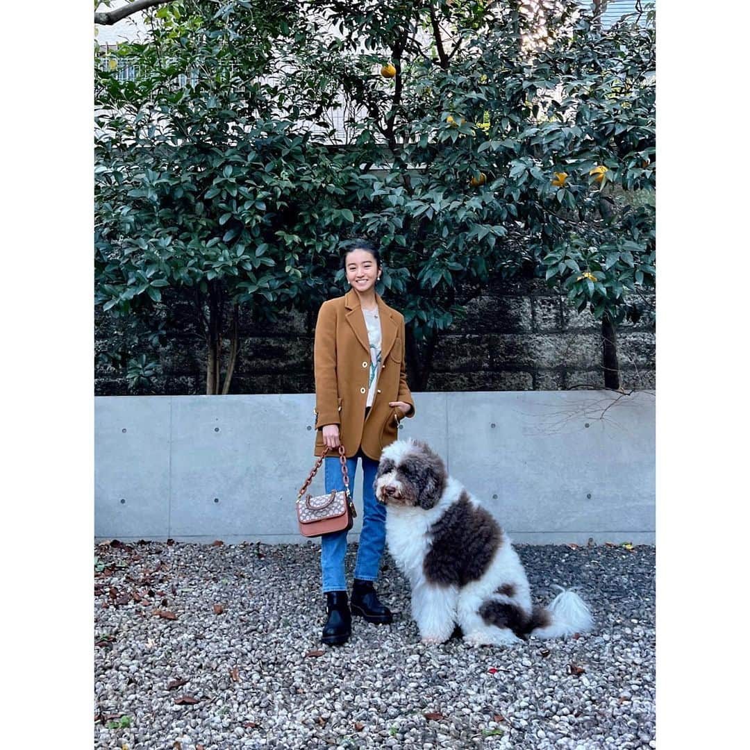 kokiさんのインスタグラム写真 - (kokiInstagram)「今日のルックは　@coach の セーター、ジャケットとバッグ☺️ モフモフエトくん♥️  “Give a Little Love” ROGUE #CoachNY #CoachHoliday @Coach」12月24日 15時55分 - koki