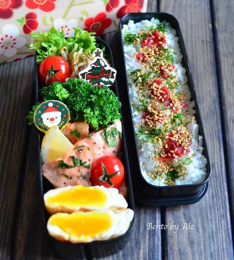 Rie's Healthy Bento from Osloさんのインスタグラム写真 - (Rie's Healthy Bento from OsloInstagram)「Merry Christmas to you!! 🎄have a happy holiday❣️」12月24日 19時30分 - rieshealthycooking