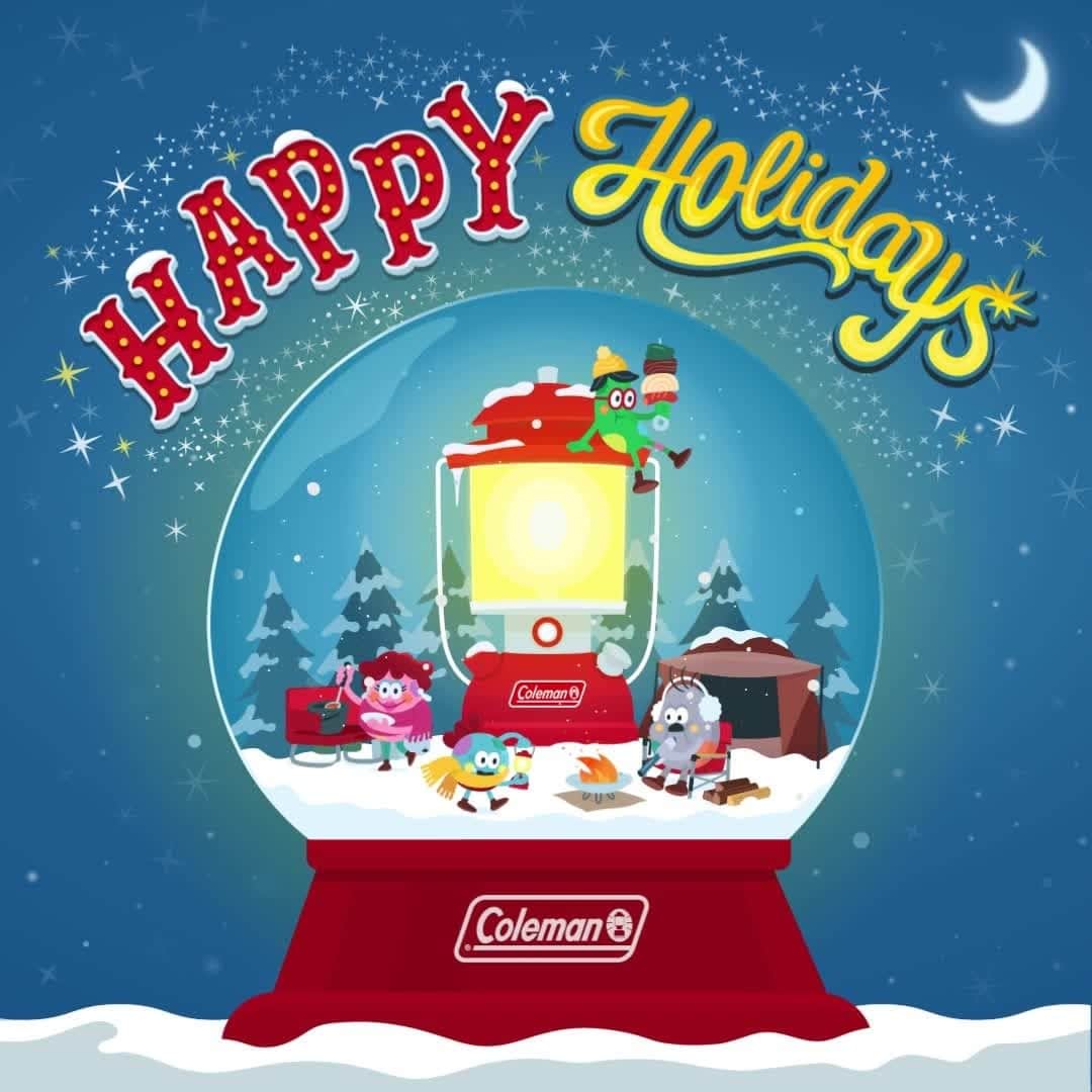 Coleman Japanのインスタグラム：「コールマンから Happy Holidays🎄  素敵なクリスマスをお過ごしください🌟  灯そう。かけがえのない時間を。  ・  #灯そう #灯そうコールマン #ザコールマンズ #灯そうColeman #Coleman #コールマン #Camp #キャンプ #Outdoor #アウトドア #クリスマス #Christmas #xmas」