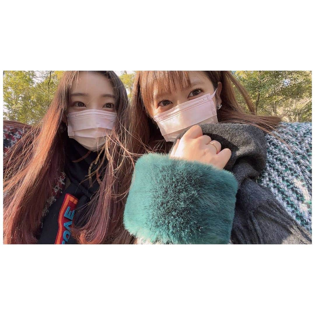 足立梨花さんのインスタグラム写真 - (足立梨花Instagram)「出雲大社に💛 りまっち @rima_nishizaki と行ってきたよ！！  初御朱印帳つくってみました！ りまっちとよく神社に行くからね！ これから何枚かお付き合いくださいませ☺️💓  #りかりま #西崎莉麻 #好きなよ #出雲大社 #御朱印帳」12月24日 20時17分 - adacchee