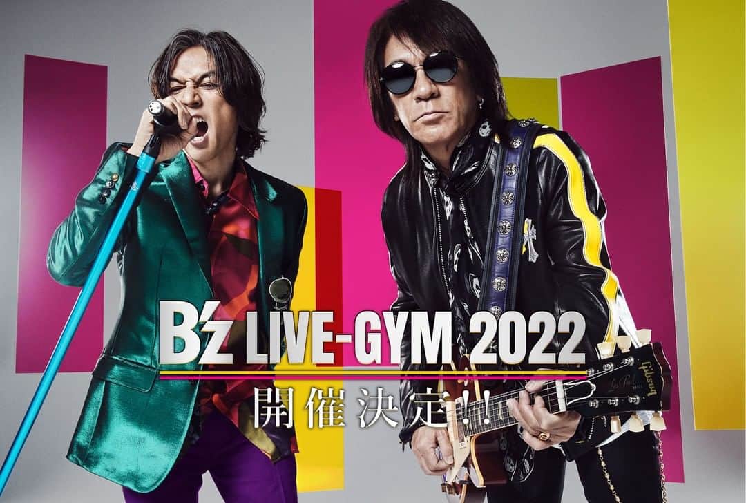 B’zさんのインスタグラム写真 - (B’zInstagram)「【NEWS】B’z LIVE-GYM 2022 開催決定!!  B’z LIVE-GYM 2022の開催が決定しました！詳細は、2022年1月上旬頃の発表を予定しています。続報をお待ちください！  2022年には3年ぶりのニューアルバムのリリースも予定していますので、どうぞご期待ください！  #Bz #LIVEGYM2022」12月24日 22時11分 - bz_official_insta