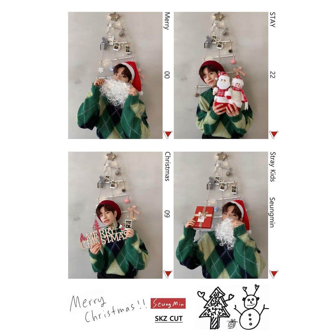 Stray Kidsさんのインスタグラム写真 - (Stray KidsInstagram)「STAYの(代理)サンタ、 スキズからのプレゼント〜🎁  STAY！これを見てスキズのことを想って笑顔になってくれたら嬉しいです❣️ スキズとのクリスマスはまだまだ続きますよ！  #StrayKids #スキズ #スンミン #Seungmin」12月25日 0時10分 - straykids_official_jp