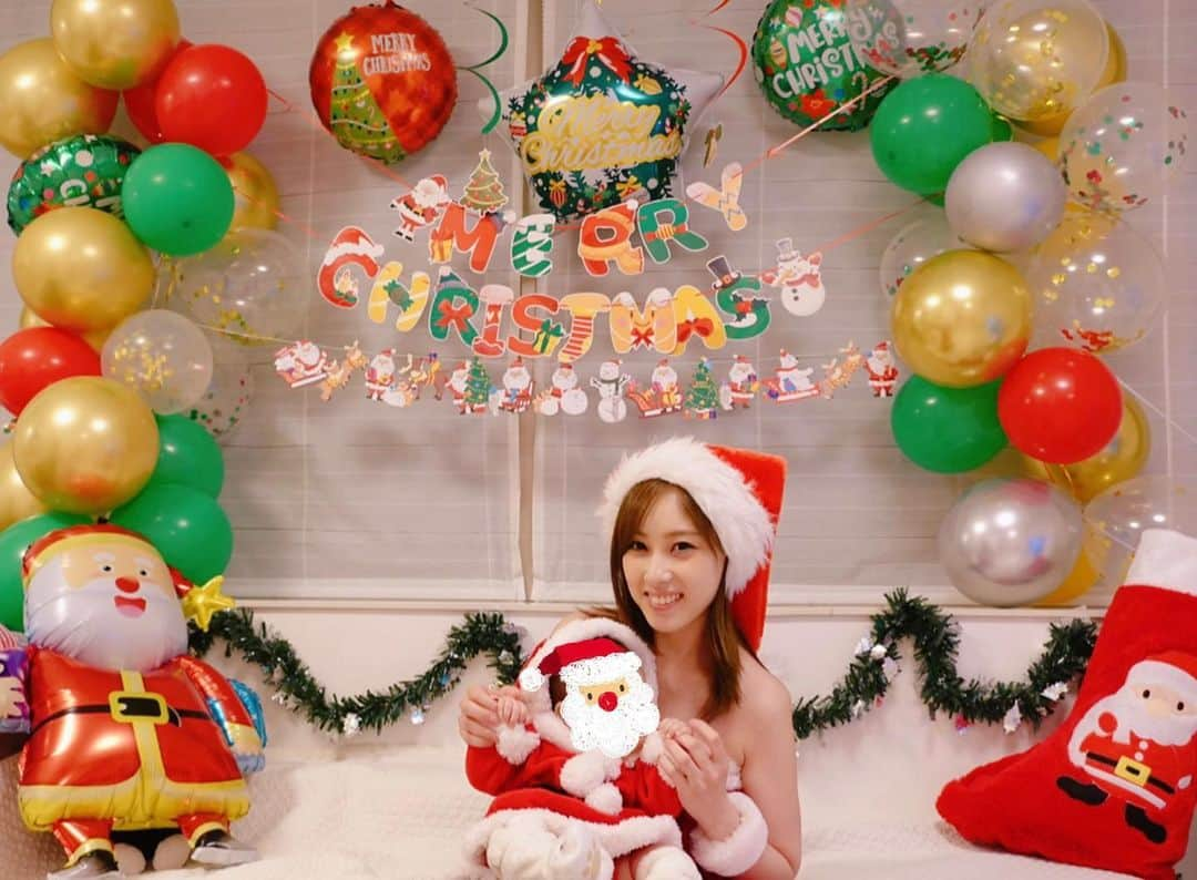 野田彩加のインスタグラム：「素敵なクリスマスを、、、🎄💕 #christmas #1225 #1stchristmas」