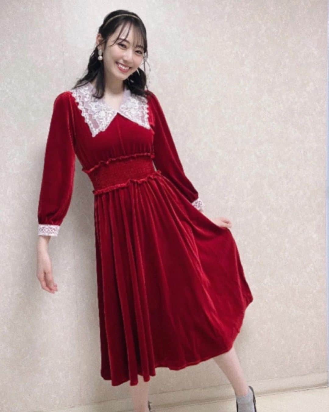 松井咲子さんのインスタグラム写真 - (松井咲子Instagram)「クリスマスにぴったりな衣装でした  #merrychristmas」12月25日 15時24分 - sakiko___official
