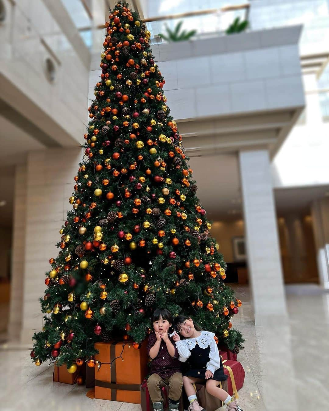 河内麻沙美のインスタグラム：「#MerryChristmas 🎄 ． ． メリークリスマス🎅🎁💕 朝から｢サンタさん来たーーーーー🎅｣と大騒ぎの2人👧🏻👦🏻 鬼滅の刃の胡蝶しのぶと善逸の洋服をリクエスト🙌 サンタさん来て良かったね🥰✨ ． メリークリスマス🎄🎅 ． #クリスマス#クリスマスプレゼント#クリスマスツリー#サンタさん#年子#年子育児#姉弟#鬼滅の刃#鬼滅の刃コーデ#胡蝶しのぶ#善逸#メリークリスマス#クリスマスツリー」