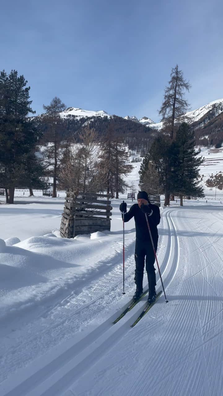 ノーマン・フォスターのインスタグラム：「A Christmas ski」