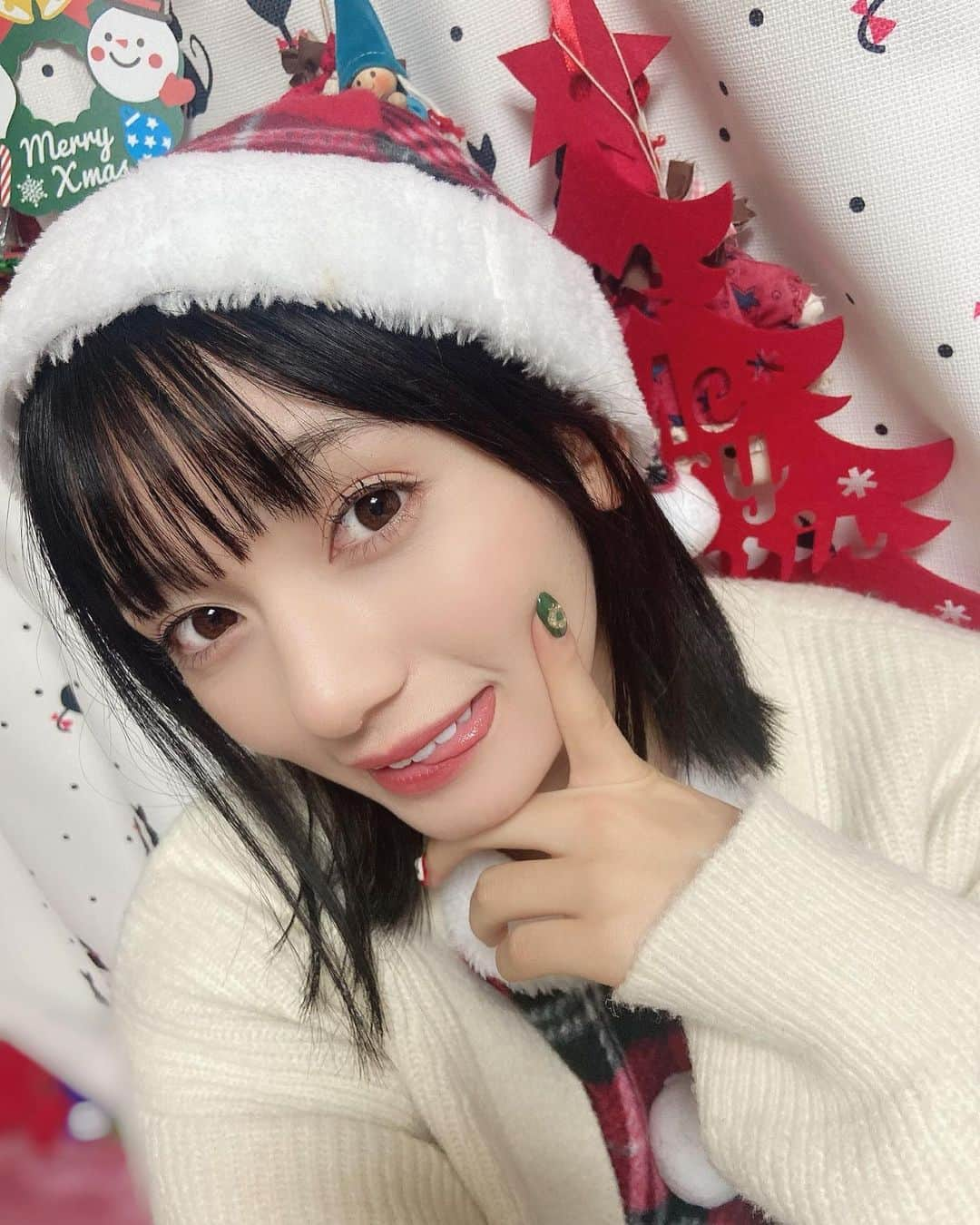 熊澤風花さんのインスタグラム写真 - (熊澤風花Instagram)「Merry X'mas 🎅🏻‪‪❤︎‬」12月25日 23時06分 - fuka_kumazawa