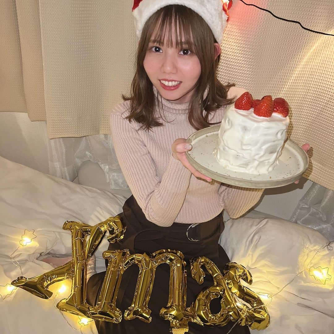 田辺奈菜美さんのインスタグラム写真 - (田辺奈菜美Instagram)「Merry Xmas🎅🏻🎄🎂」12月25日 23時08分 - _nanami_1110
