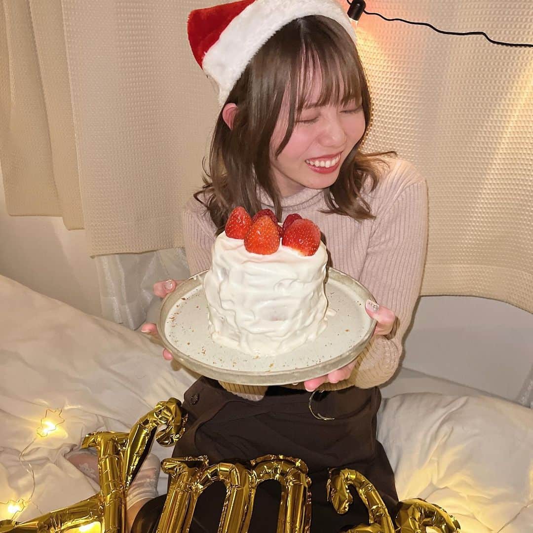 田辺奈菜美さんのインスタグラム写真 - (田辺奈菜美Instagram)「Merry Xmas🎅🏻🎄🎂」12月25日 23時08分 - _nanami_1110